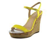 Charles By Charles D Arizona Women US 8 Yellow Wedge Sandal