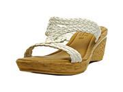 Easy Street Loano Women US 6 White Wedge Sandal