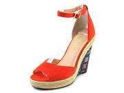 Charles By Charles D Bay Women US 11 Red Wedge Sandal