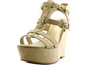 G By Guess Hippo Women US 9.5 Nude Wedge Heel