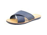 Franco Sarto Quentin Women US 8 Blue Slides Sandal