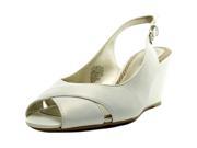Easy Spirit Belsina Women US 7.5 W White Wedge Sandal
