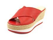 Lauren Ralph Lauren Reno Women US 8 Red Wedge Sandal