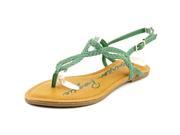 American Rag Keira Women US 5.5 Green Thong Sandal