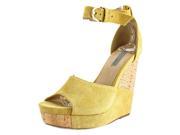 Vic Sandalo Women US 8 Yellow Wedge Sandal
