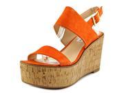 Steve Madden Caytln Women US 6 Orange Wedge Sandal