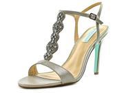 Betsey Johnson Chloe Women US 6 Silver Sandals
