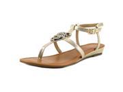 Thalia Sodi Elba Women US 7.5 Gold Sandals