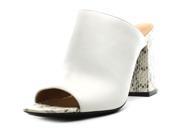 Calvin Klein Cice Women US 9 White Slides Sandal