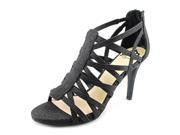 Fergalicious Hattie Women US 6.5 Black Sandals