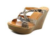 Callisto Janda Women US 10 Brown Wedge Sandal