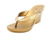 Style Co Chick Women US 6.5 Bronze Wedge Sandal