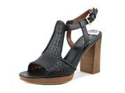 Cole Haan Elettra Women US 8.5 Black Platform Sandal