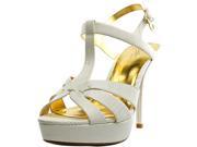Thalia Sodi Raquell Women US 9.5 White Platform Sandal