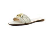 Michael Michael Kors Molly Slide Women US 7.5 White Slides Sandal