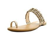 INC International Co Linaa Women US 6.5 Gold Slides Sandal