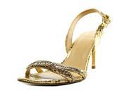 Michael Michael Kors Jackie Mid Sandal Women US 8 Gold Sandals