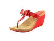 BCBGeneration Michelle Women US 9.5 Red Wedge Sandal