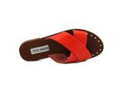 Steve Madden Dryzzle Women US 5.5 Orange Slides Sandal