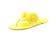 Nine West Frills Women US 8 Yellow Thong Sandal