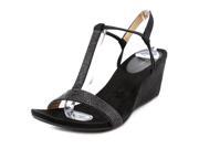 Style Co Mulan Women US 9.5 Black Wedge Sandal