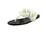 Nine West Frills Women US 9 White Thong Sandal