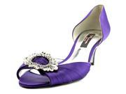 Nina Molly Women US 8.5 Purple Peep Toe Heels