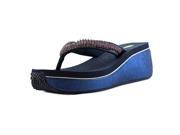 Volatile Simmy Women US 8 Blue Thong Sandal