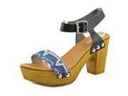 Charles David Cola Women US 9.5 Blue Platform Sandal
