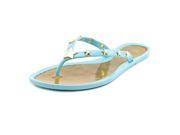 Marc Fisher Omaja Women US 7 Blue Flip Flop Sandal