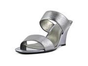 Bandolino Jadzia Women US 7.5 Gray Wedge Sandal