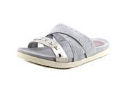 Easy Spirit Mahana Women US 8 W Gray Slides Sandal