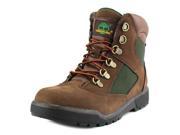 Timberland 6 Inch Leather and Fabric Field Boot Youth US 5 Brown Boot