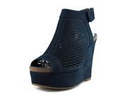 Vince Camuto Kyrene Women US 5.5 Blue Wedge Sandal
