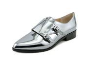 French Connection Lorinda Women US 6 Silver Loafer