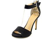 Thalia Sodi Jose Women US 7.5 Black Peep Toe Heels