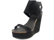 Vince Camuto Kresta Women US 11 Black Wedge Sandal