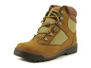 Timberland 6 Inch Leather and Fabric Field Boot Youth US 6 Brown Boot