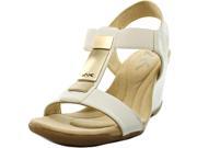 Anne Klein Sport Loona Women US 10 White Wedge Sandal