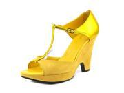 Tod s Carine Melina Women US 11 Yellow Platform Sandal