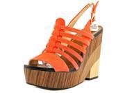 Vince Camuto Onia Women US 6.5 Orange Wedge Sandal