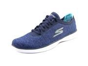 Skechers Go Step Lite Perfed Women US 7 Blue Walking Shoe
