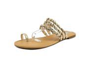 INC International Concepts Linaa Women US 8.5 Gold Slides Sandal