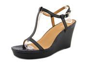 Calvin Klein Jiselle Women US 8.5 Black Wedge Sandal