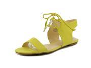 Nine West Jadlin Women US 7.5 Yellow Sandals