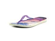 Havaianas Fluoro Jelly Tropical Women US 9 Purple Flip Flop Sandal