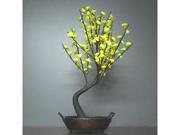 Light Garden 00043 30 Green Bonsai Electric Lighted Tree with Bowl 128 White Lights