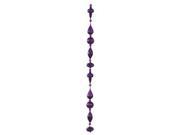 Vickerman 28605 6 Purple Shiny Glitter Ornament Drop