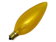 ADL 46339 L1887 15B10 C FY 3 Colored Decorative Light Bulb