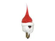Vickie Jean s Creations 0141226 Santa Claus Soft Tipped Silicone Candelabra Screw Base Light Bulb